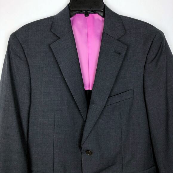 ALTON LANE Men's Wool Blend Suit Jacket Size 42 R Grey Lined NWOT - Picture 4 of 9